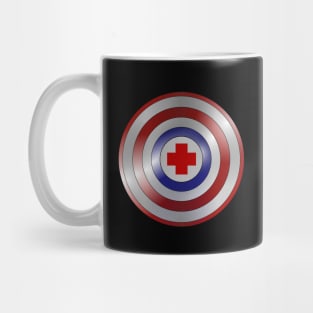 Proud Combat Medic Red Cross, Funny Medical Captain Design for Heroes without Capes Mug